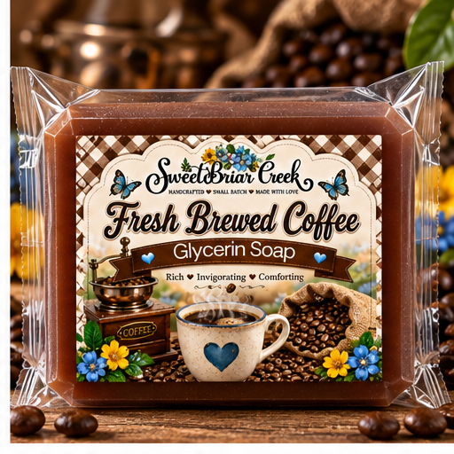 Fresh Brewed Coffee Coconut Milk Glycerin Soap