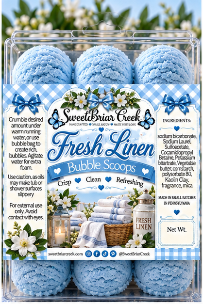 Fresh Linen Bubble Scoop
