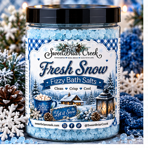 Fresh Snow Fizzy Bath Salt Soak