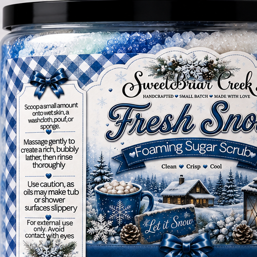 FreshSnow Foaming Sugar Scrub