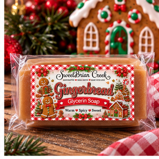 Gingerbread Coconut Milk Glycerin Soap
