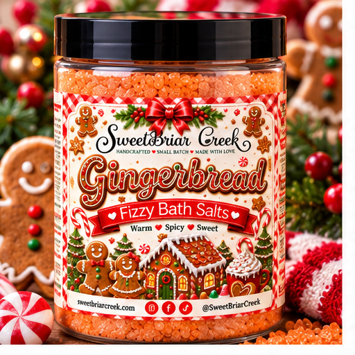 Gingerbread Fizzy Bath Salt Soak