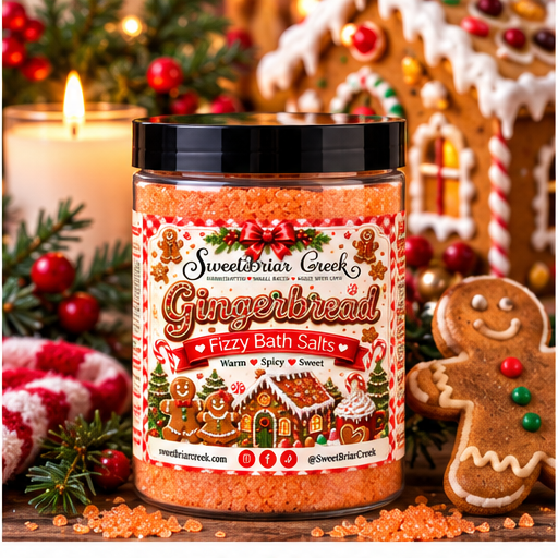 Gingerbread Fizzy Bath Salt Soak
