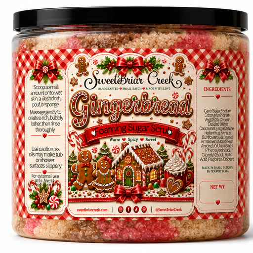 GIngerbread Foaming Sugar Scrub