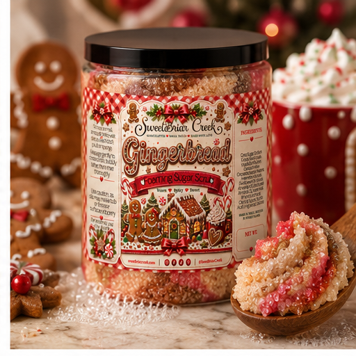 GIngerbread Foaming Sugar Scrub