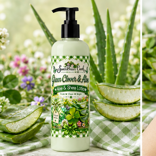 Green Clover & Aloe  Shea & Aloe Body Lotion