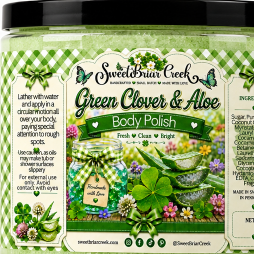 Green Clover & Aloe Body Polish