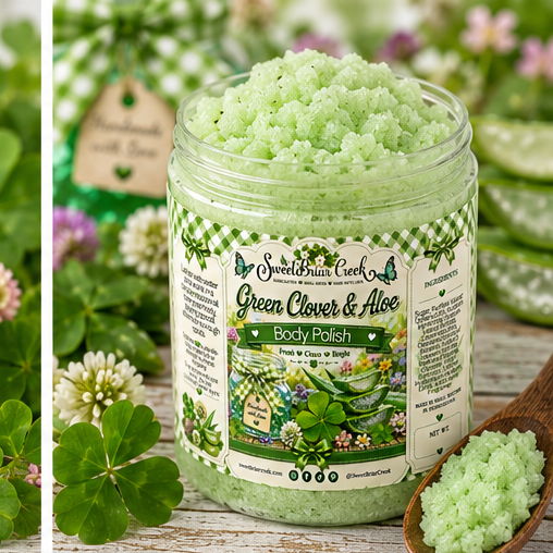Green Clover & Aloe Body Polish