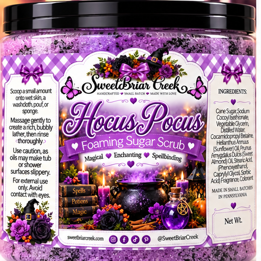 Hocus Pocus Foaming Sugar Scrub