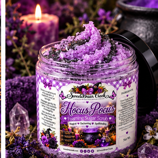 Hocus Pocus Foaming Sugar Scrub