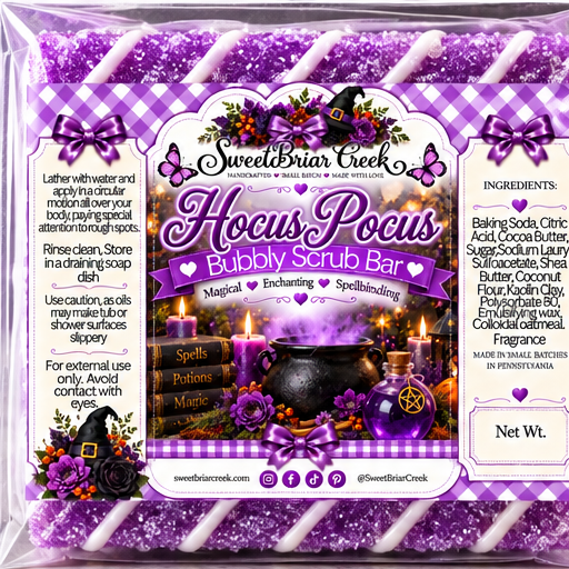Hocus Pocus Bubbly Scrub Body Bars