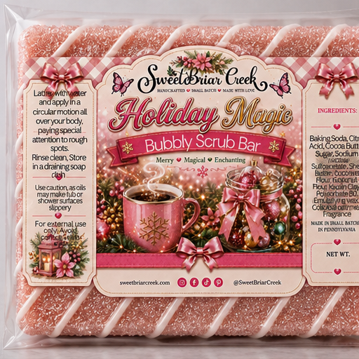 Holiday Magic Bubbly Scrub Body Bars