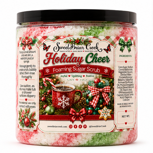 Holiday Cheer Foaming Sugar Scrub