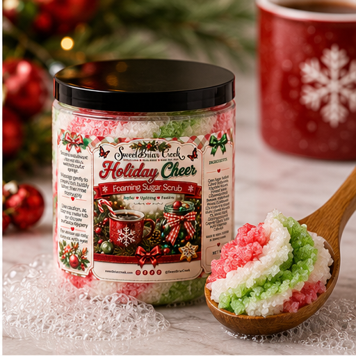 Holiday Cheer Foaming Sugar Scrub