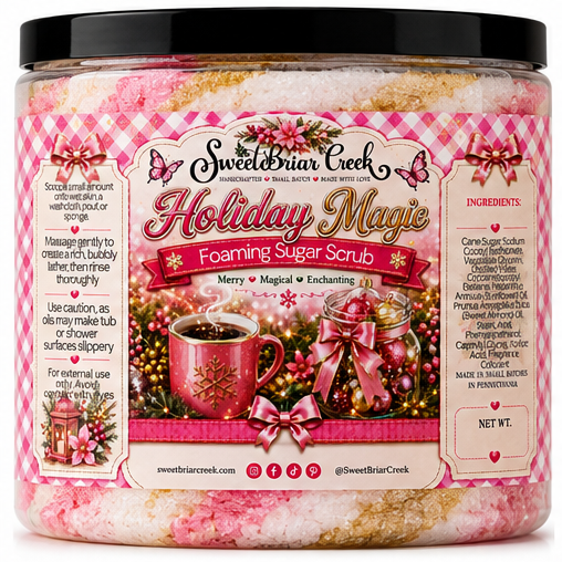 Holiday Magic Foaming Sugar Scrub