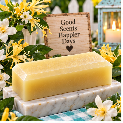 Honeysuckle Jasmine Coconut Milk Glycerin Soap