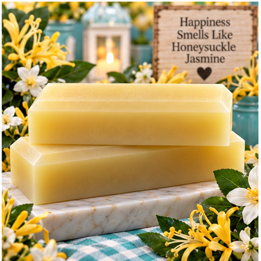 Honeysuckle Jasmine Coconut Milk Glycerin Soap