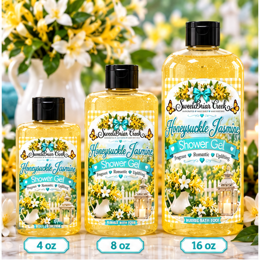 Honeysuckle Jasmine  Body Wash + Bubble Bath