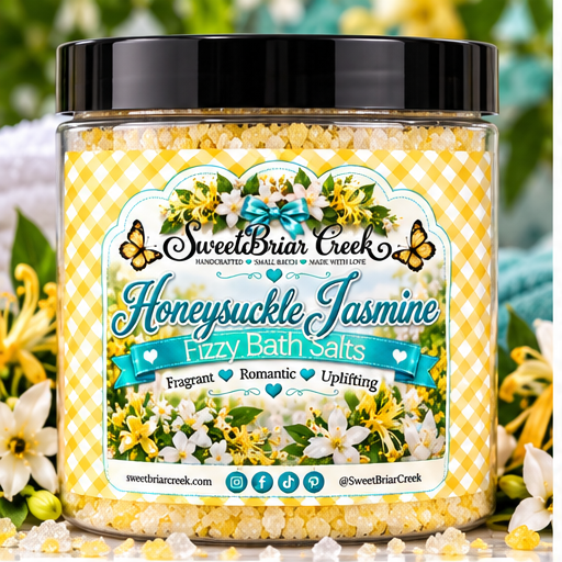 Honeysuckle Jasmine Fizzy Bath Salt Soak