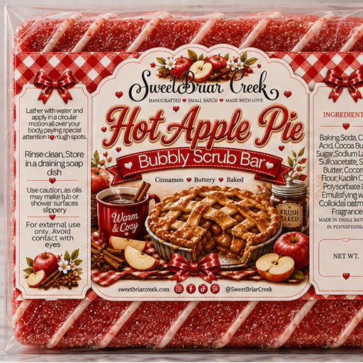 Hot Apple Pie Bubbly Scrub Body Bars