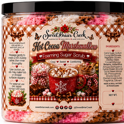Hot Cocoa & Marshmallows Foaming Sugar Scrub