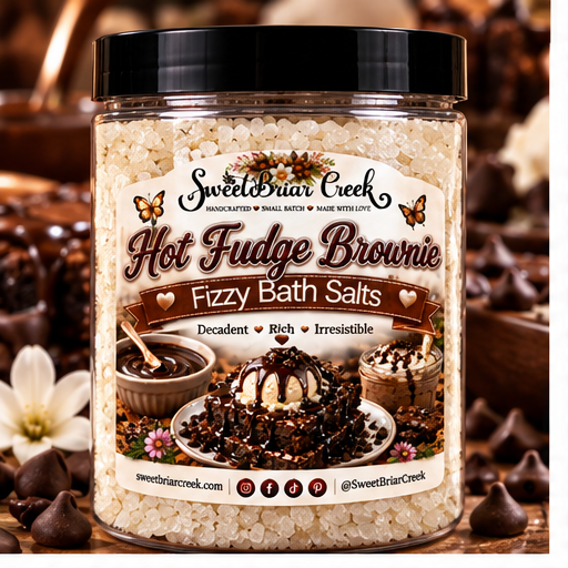 Hot Fudge Brownie Fizzy Bath Salt Soak