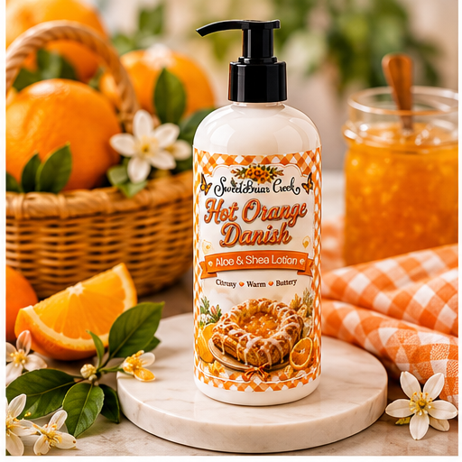 Hot Orange Danish Shea & Aloe Body Lotion