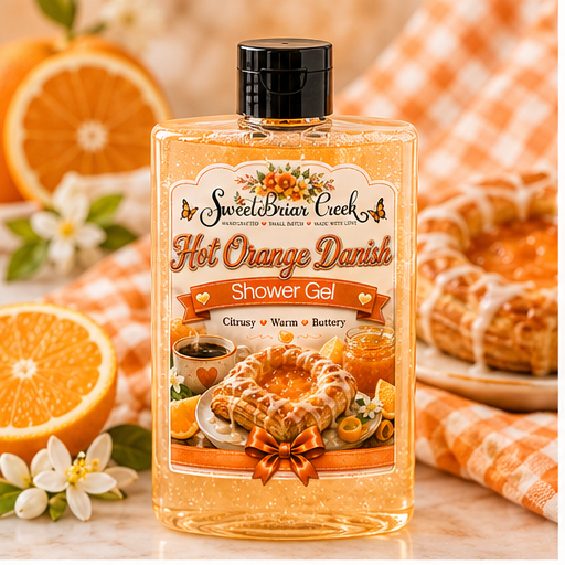 Hot Orange Danish Body Wash + Bubble Bath