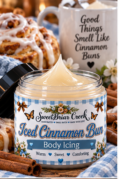Iced Cinnamon Bun Body Icing