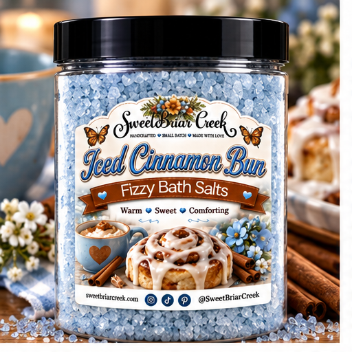 Iced Cinnamon Buns Fizzy Bath Salt Soak