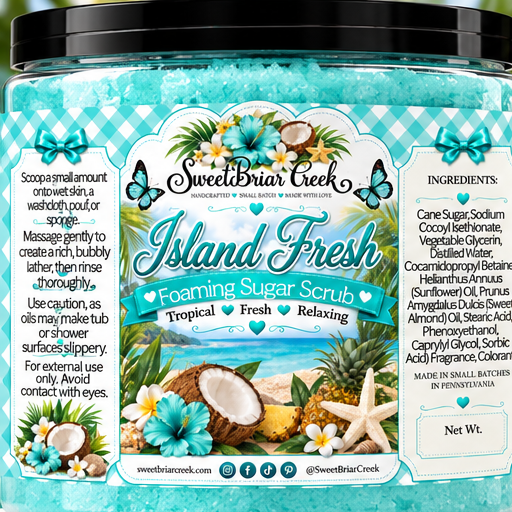 Island Fresh Foaming Sugar Scrub