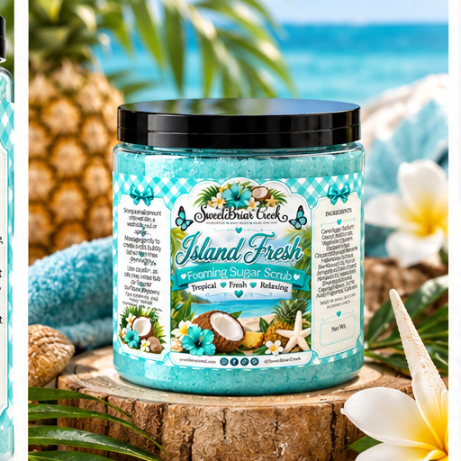 Island Fresh Foaming Sugar Scrub