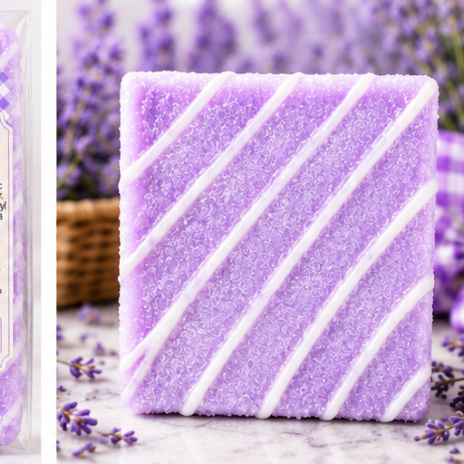 Lavender FIelds Bubbly Scrub Body Bars