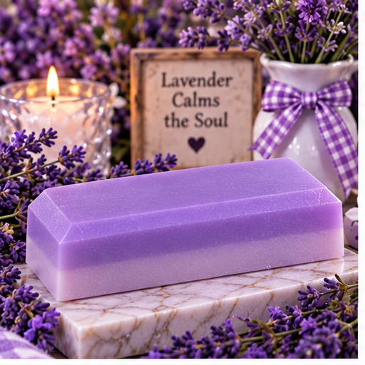Lavender Fields Coconut Milk Glycerin Soap