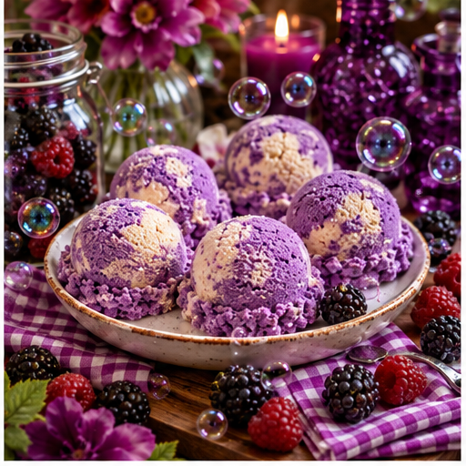 Black Raspberry Vanilla Bubble Scoop