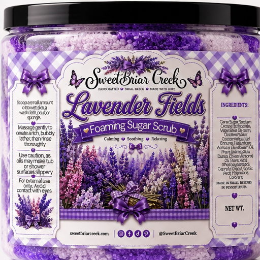 Lavender Fields Foaming Sugar Scrub