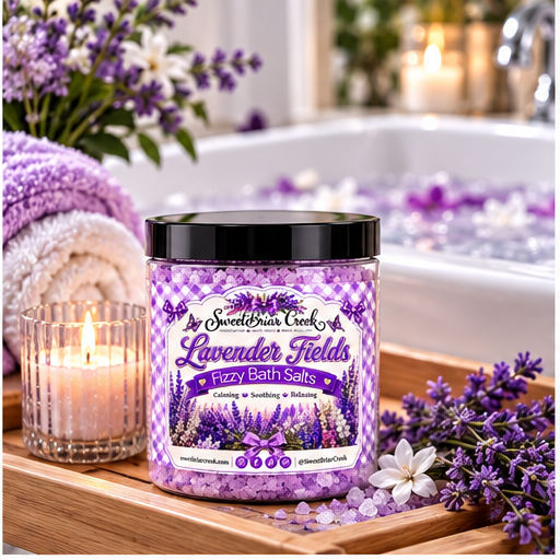Lavender Fields Fizzy Bath Salt Soak