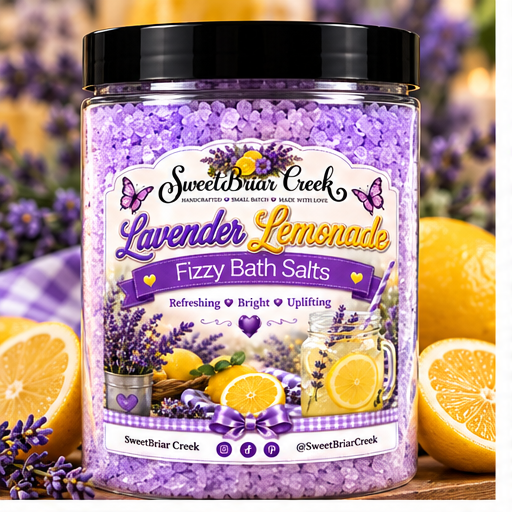 Lavender Lemonade Fizzy Bath Salt Soak
