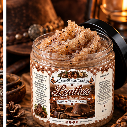 Leather Foaming Sugar Scrub