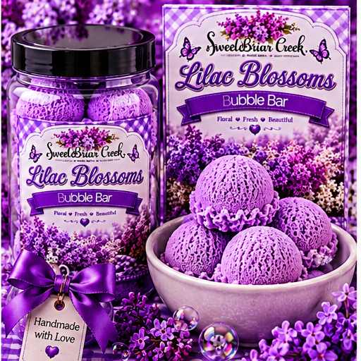 Lilac Blossoms Bubble Scoop