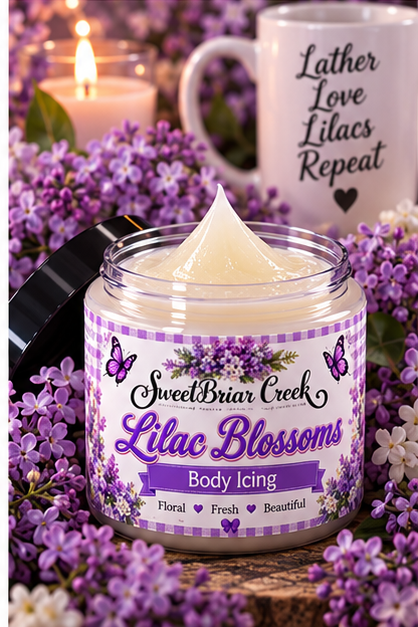 Lilac Blossoms Body Icing