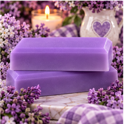 Lilac Blossoms Coconut Milk Glycerin Soap