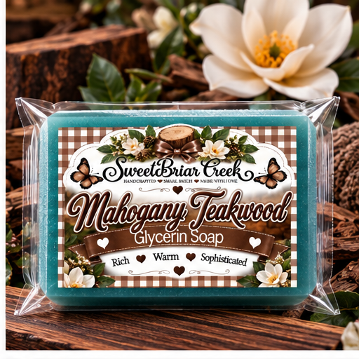 Mahogany Teakwood Coconut Milk Glycerin Soap