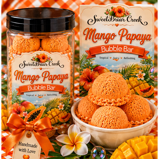 Mango Papaya Bubble Scoop