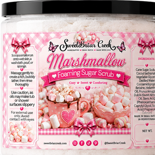 Marshmallow Foaming Sugar Scrub
