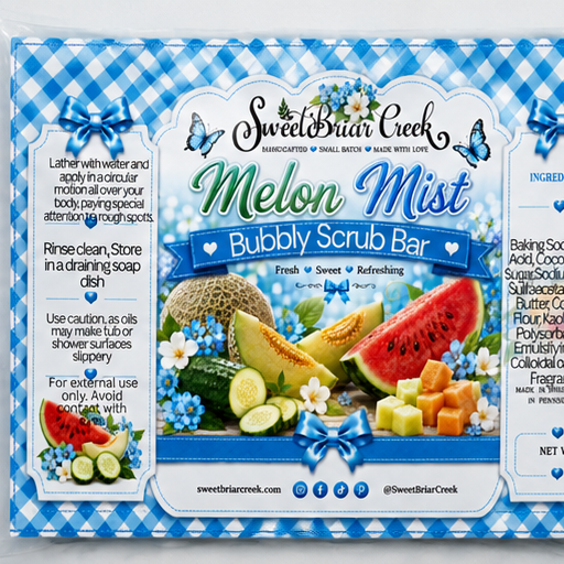 Melon Mist Bubbly Scrub Body Bars