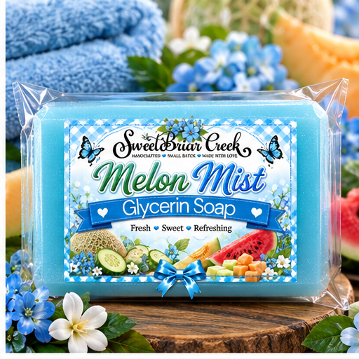 Melon Mist Coconut Milk Glycerin Soap