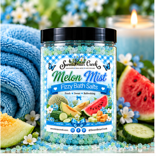 Melon Mist Fizzy Bath Salt Soak