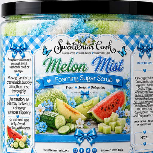 Melon Mist Foaming Sugar Scrub