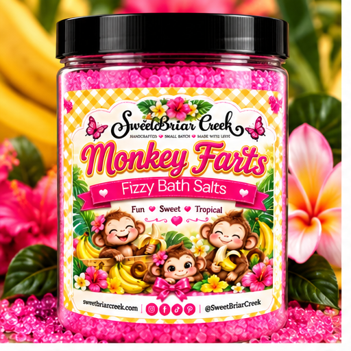 Monkey Farts Fizzy Bath Salt Soak
